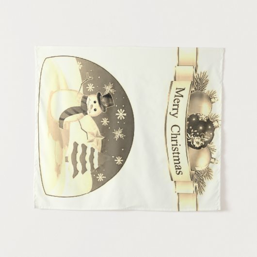 Tapisseries Snowman (Devant (Horizontal))