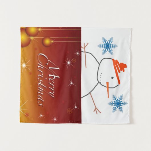 Tapisseries Snowman (Devant (Horizontal))