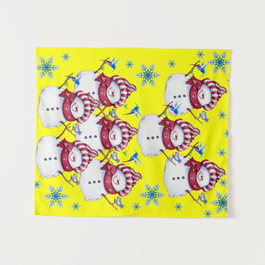 Tapisseries Snowman (Devant (Horizontal))