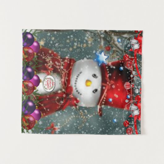 Tapisseries Snowman (Devant (Horizontal))