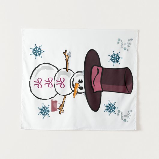 Tapisseries Snowman (Devant (Horizontal))