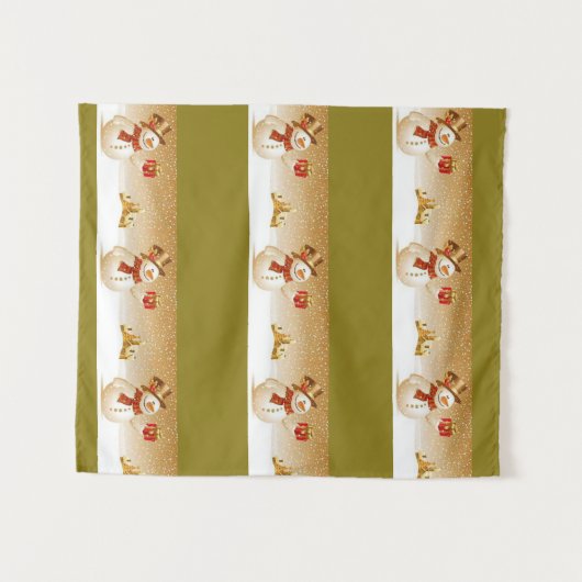 Tapisseries Snowman (Devant (Horizontal))