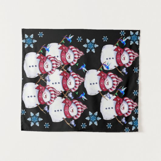 Tapisseries Snowman (Devant (Horizontal))