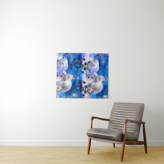 Tapisseries Snowman (En situation (horizontale))