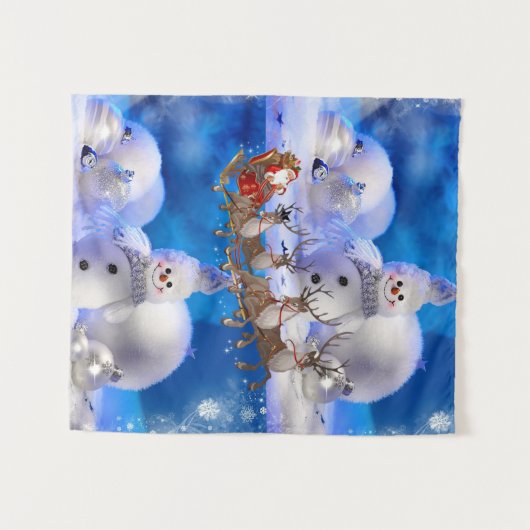 Tapisseries Snowman (Devant (Horizontal))
