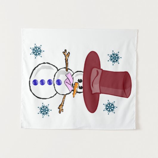 Tapisseries Snowman (Devant (Horizontal))