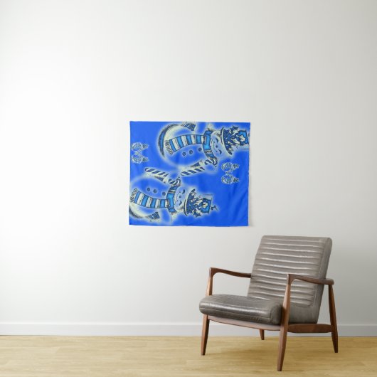 Tapisseries Snowman (En situation (horizontale))