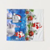 Tapisseries Snowman (Devant (Horizontal))
