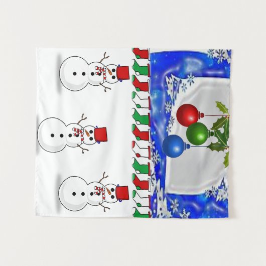 Tapisseries Snowman (Devant (Horizontal))