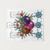 Tapisseries Snowman (Devant (Horizontal))