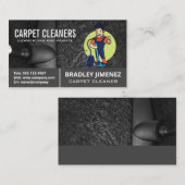 Tappijt Reiniger Man | Stofzuigen | Kleed Visitekaartje (Voorkant / Achterkant)