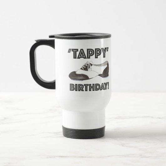 Tappy Birthday Black White Tap Dance Teacher Shoe Reisbeker (Links)