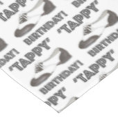 Tappy Happy Birthday Bday Tap Dance Tapdans Shoe Tafelkleed (Gekanteld)