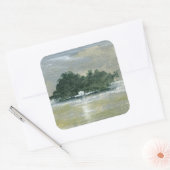 Taprabane 2 vierkante sticker (Envelop)