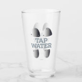 Tapwaterglas Glas (Voorkant)