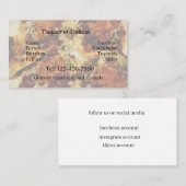 taqueria / restaurant editable card visitekaartje (Voorkant / Achterkant)