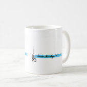 Taquinez le jour ! Tasse de cadeau pour des (Devant droit)