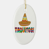 Taquito Love Keramisch Ornament (Rechts)