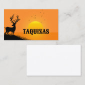 TAQUIZAS VISITEKAARTJE (Voorkant / Achterkant)