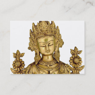 Tara Buddha Buddhist Goddess Yoga Tibet Vrede Visitekaartje