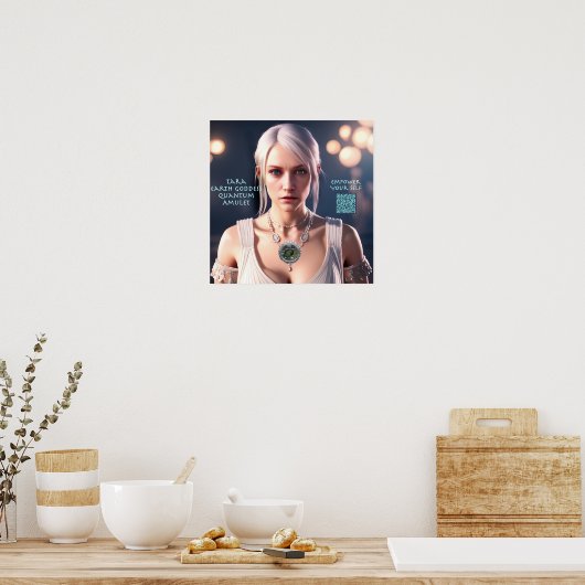 Tara Earth Goddess Quantum Amulet Poster (Keuken)