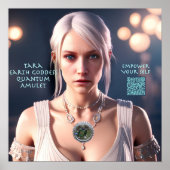Tara Earth Goddess Quantum Amulet Poster (Voorkant)