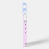Tara - Naam Sjabloon - Lichtblauw en pastelroze Case-Mate iPhone Case (Achterkant / Links)