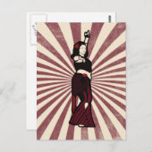Tara Tribal Belly Dancer Briefkaart (Voorkant / Achterkant)