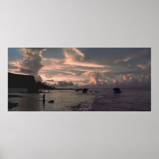 Tarague Sunset Poster (Voorkant)