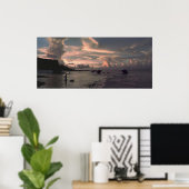 Tarague Sunset Poster (Thuiskantoor)