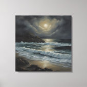 Taranaki Coast - Uitgerekte canvas Print (Voorkant)