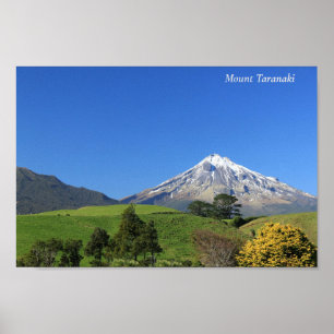 Taranaki, Nieuw-Zeeland Poster