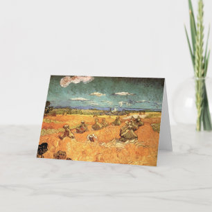 Tarantelle met maaier door Vincent van Gogh Kaart