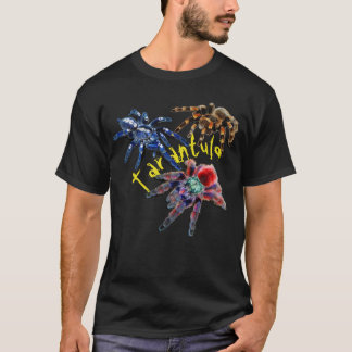 Tarantula blauw/rood/oranje/zwarte tarantula spin t-shirt