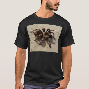 Tarantula brachypelma rode knie giftig t-shirt
