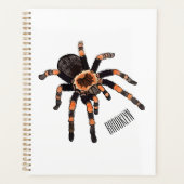 Tarantula cartoon illustratie planner (Voorkant)