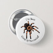 Tarantula cartoon illustratie ronde button 5,7 cm (Voorkant /achterkant)