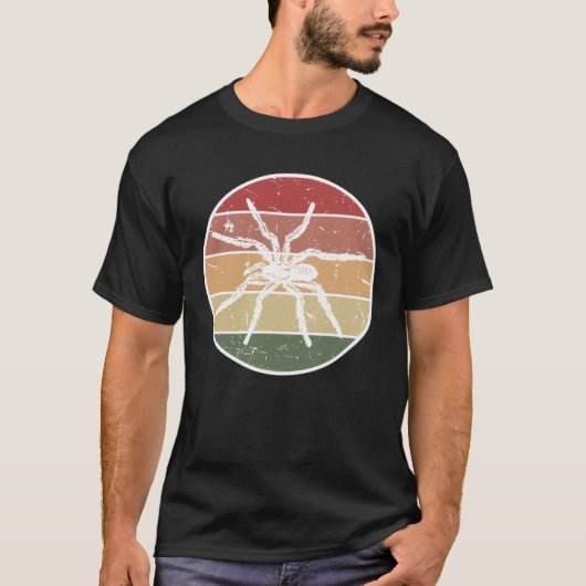 Tarantula Eigenaar Retro Tarantula Spin T-shirt (Voorkant)