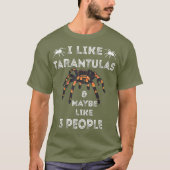 Tarantula Funny Spider Lover Tarantula Arachnids T-shirt (Voorkant)