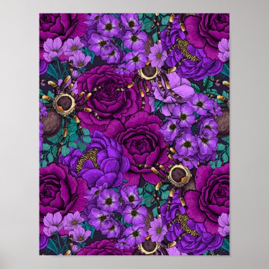 Tarantula garden 3 poster (Voorkant)