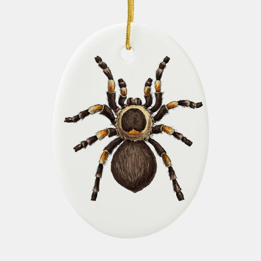Tarantula Keramisch Ornament (Voorkant)