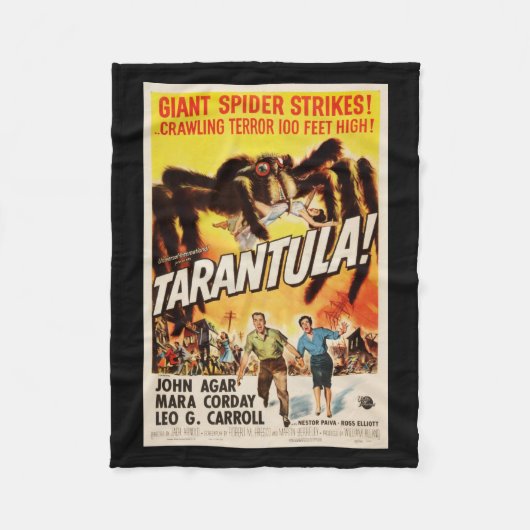 Tarantula Monster Movie Blanket Fleece Deken (Voorkant)