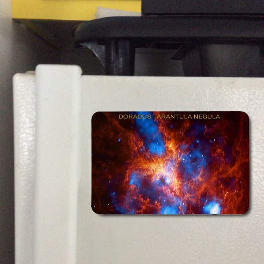 Tarantula Nebula Galaxy Brown Blue Magneet
