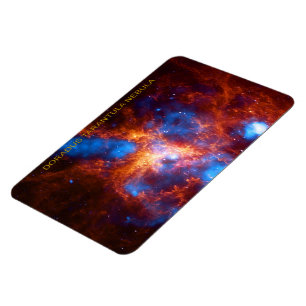 Tarantula Nebula Galaxy Brown Blue Magneet
