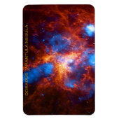 Tarantula Nebula Galaxy Brown Blue Magneet (Verticaal)