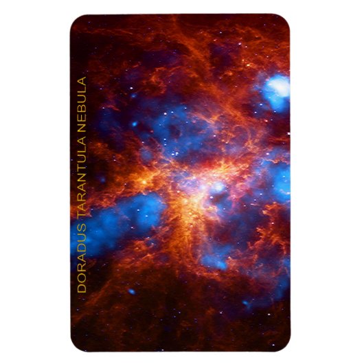 Tarantula Nebula Galaxy Brown Blue Magneet (Verticaal)