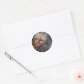 Tarantula Nebula Hubble Space Ronde Sticker (Envelop)