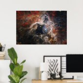 Tarantula Nebula James Webb NASA Poster (Thuiskantoor)
