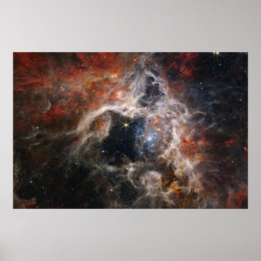Tarantula Nebula James Webb NASA Poster (Voorkant)