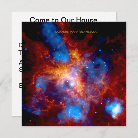 Tarantula Nebula Kaart (Voorkant / Achterkant)